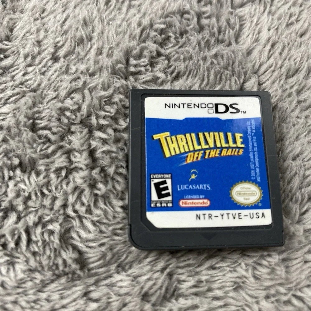 Thrillville: Off the Rails (Nintendo DS, 2007) Game Only